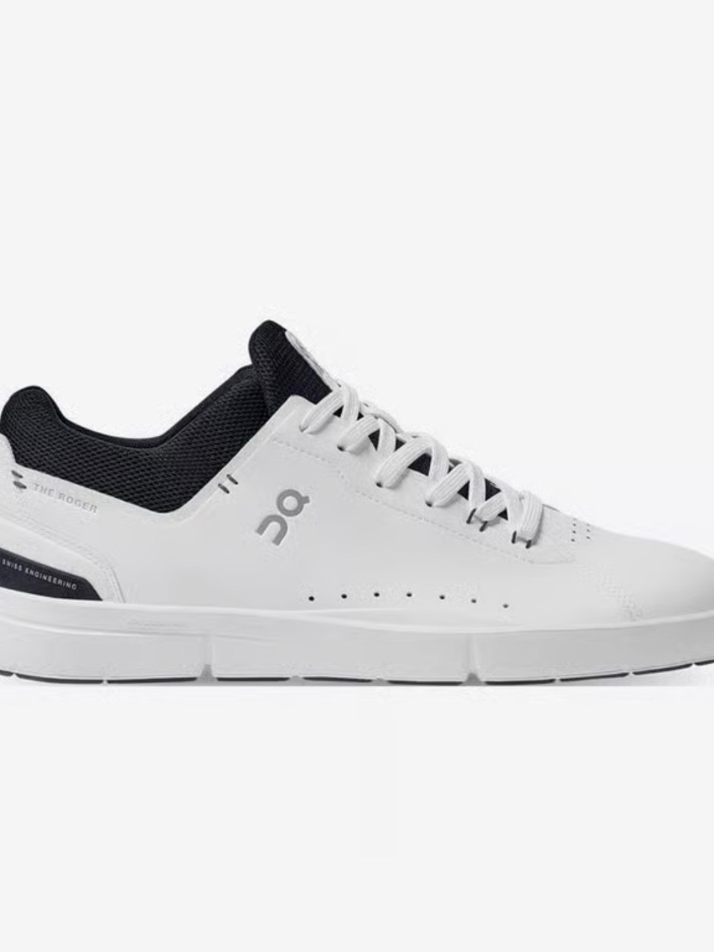 On Running Men's White and dark blue The Roger Sneaker